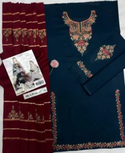 Alternative view of Jazmin 3 Piece Lawn JZ-802 | Premium Embroidered Summer Lawn Collection 2026