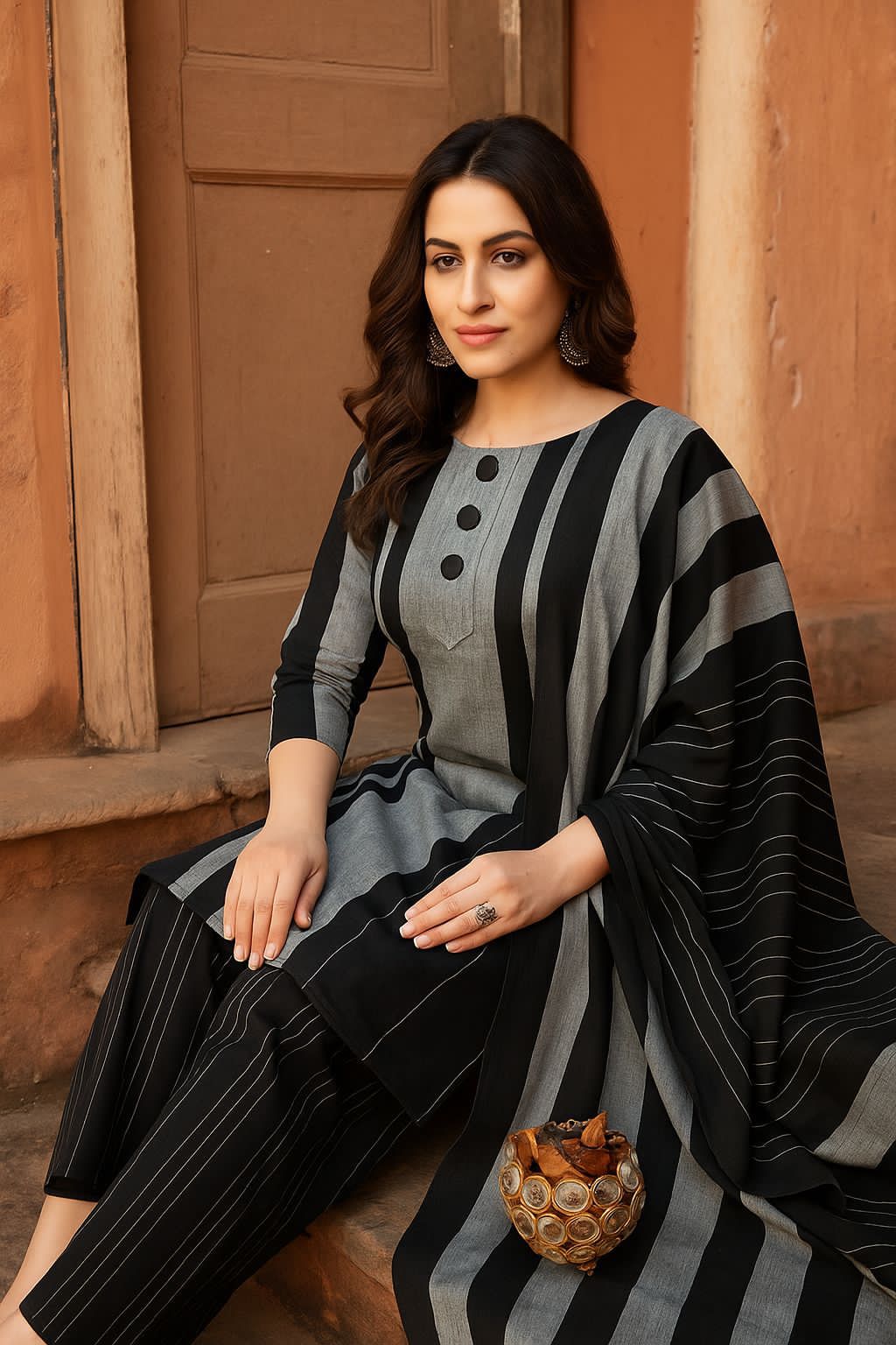 Libas e Khast Multani Khaddi Sussi HandMade LK-1012A | 3Pcs Khaddi Sussi Winter Collection 2025 8 libas e khas multani khaddi winter dress 2025