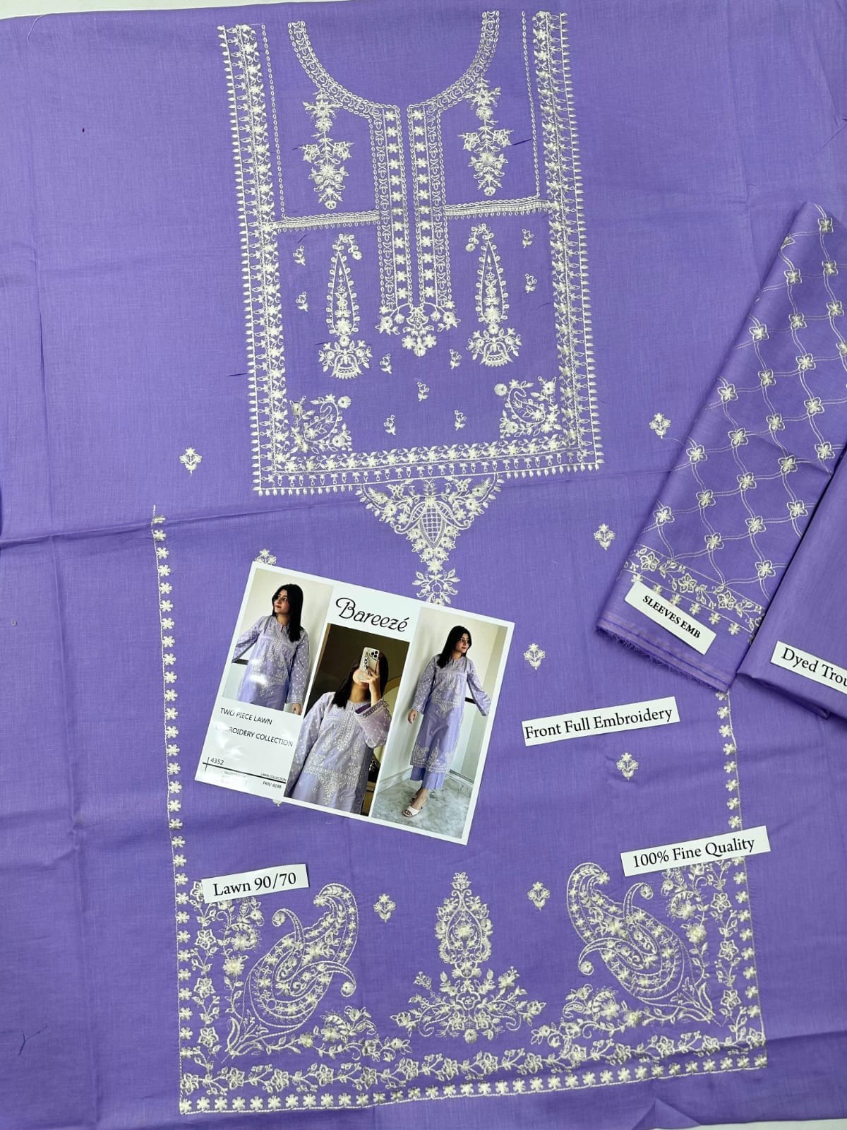 Bareeze 2 Piece Lawn BR-201 | Premium Embroidered Summer Lawn Collection 2026 3 Bareeze 2 Piece Lawn BR-201 | Premium Embroidered Summer Lawn Collection 2026 - Image 2