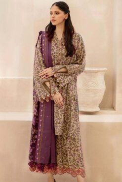 Baroque Digital Printed summer sale 2026 | Baroque unstitched 3 piece premium Digital Printed lawn suit 2026