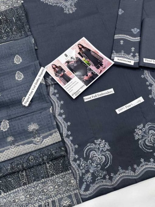 Izel 3pc Unstiched Lawn Suit | 3pcs Summer Lawn Collection 2026