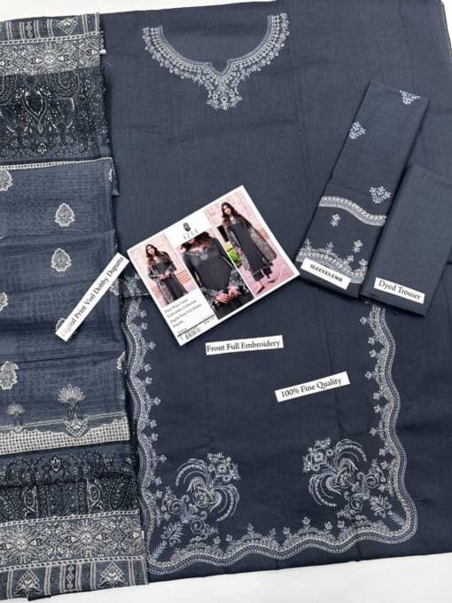 Izel 3pc Unstiched Lawn Suit | 3pcs Summer Lawn Collection 2026
