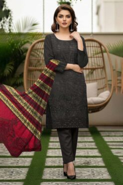 Libas e Khas Store | Pakistan Best Clothing Store | Free Home Delivery Pakistani Dresses 9 Zara Shahjahan 3 Piece Dhanak ZS-1226 | Premium Embroidered Winter Dhanak Collection 2026