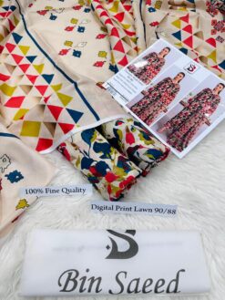 Bin Saeed by libas e khas Lawn | 3Pcs Embroidered Summer Collection 2026