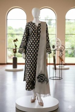 Bin Saeed by libas e khas Lawn | 3Pcs Embroidered Summer Collection 2026 | bin saeed digital printed lawn sale