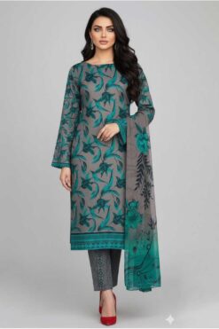 Bin Saeed by libas e khas Lawn | 3Pcs Embroidered Summer Collection 2026 | bin saeed digital printed lawn sale