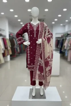farasha 3Pcs Embroidered summer lawn Collection 2026 | Farasha summer lawn collections 2026 | Farasha summer sale 2026