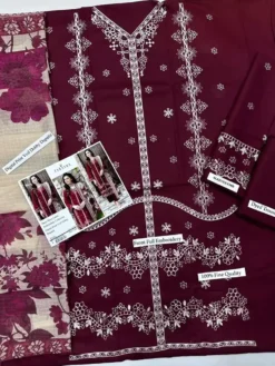 farasha 3Pcs Embroidered summer lawn Collection 2026 | Farasha summer lawn collections 2026 | Farasha summer sale 2026