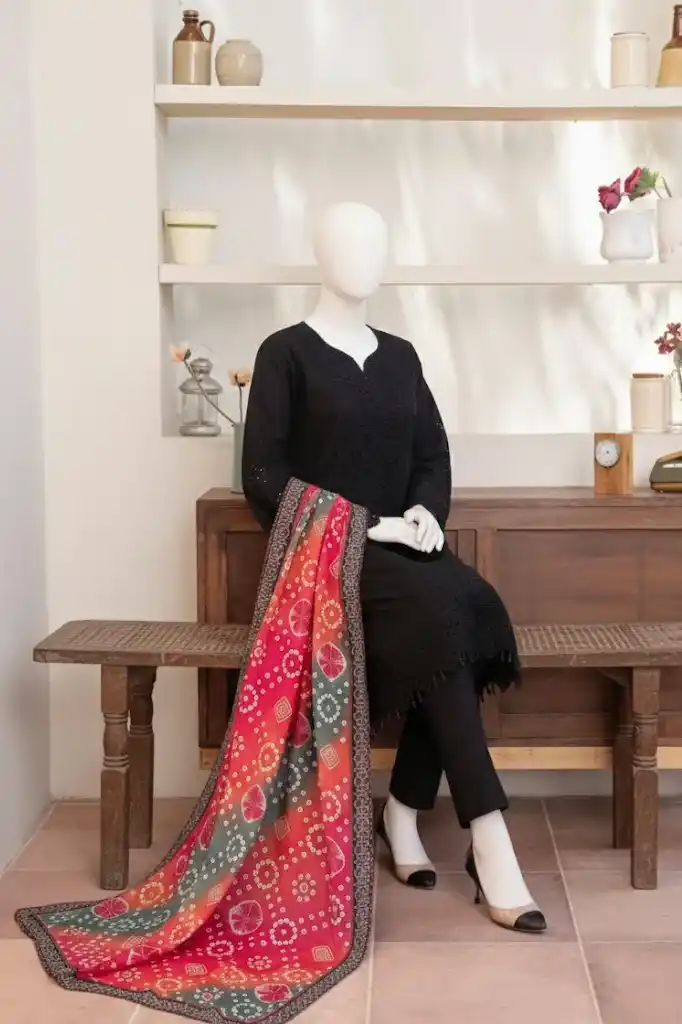 Maria.B Lawn MB-9101 | 3Pcs Embroidered Summer Lawn Collection 2026 5 mariab chicken kari embroidered 3 piece in lawn stuff with dobi voil dupatta | mariab summer lawn collections 2026