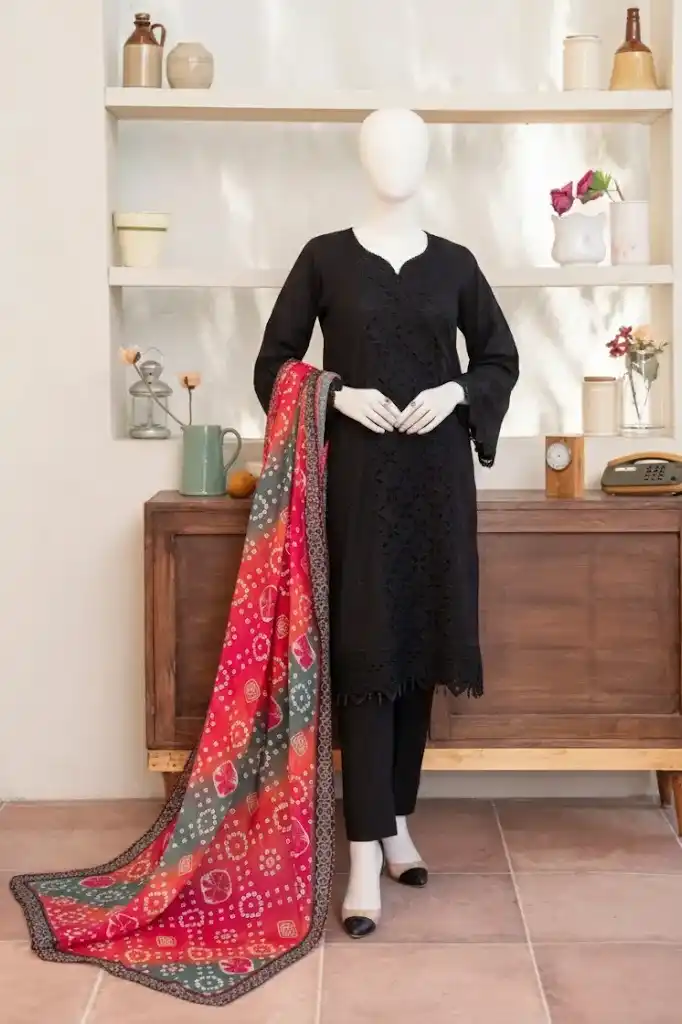 Maria.B Lawn MB-9101 | 3Pcs Embroidered Summer Lawn Collection 2026 3 mariab chicken kari embroidered 3 piece in lawn stuff with dobi voil dupatta | mariab summer lawn collections 2026