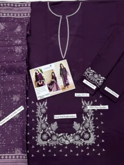 Garnet summer embroidered lawn dresses 2026