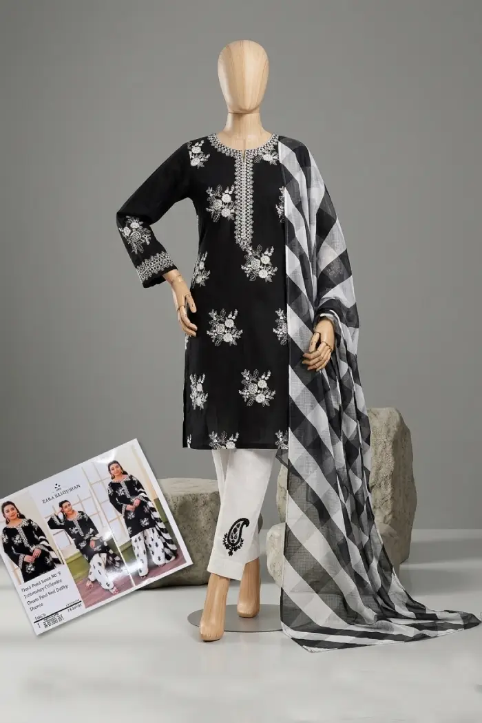 Zara Shahjahan Lawn ZS-5003 | 3Pcs Embroidered Summer Lawn Collection 2026 3 zara shahjahan summer embroidered lawn dresses 2026