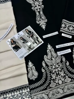Alternative view of Jazmin Dhanak by Libas e Khas JZ-5001 | Unstitched 3Pcs Embroidered Dhanak Collection 2026