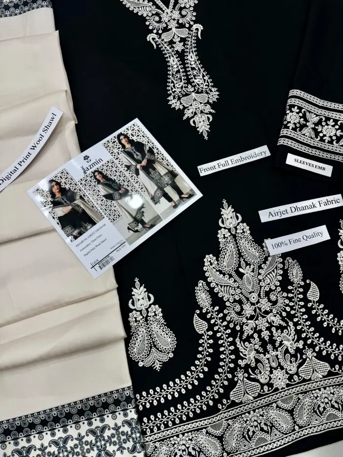 Jazmin Dhanak by Libas e Khas JZ-5001 | Unstitched 3Pcs Embroidered Dhanak Collection 2026 4 Jazmin Dhanak by Libas e Khas JZ-5001 | Unstitched 3Pcs Embroidered Dhanak Collection 2026 - Image 2