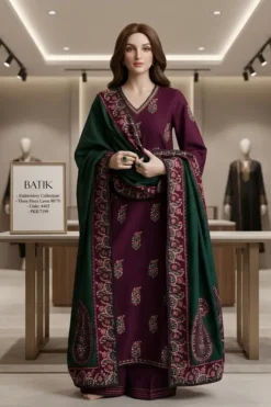 batik by libasekhasstore embroidered summer eid collections with embroidered lawn dupatta 2026