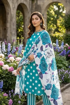 Libas e Khas Store | Pakistan Best Clothing Store | Free Home Delivery Pakistani Dresses 24 Bonanza Satrangi by libas e khas Lawn | 3Pcs Embroidered Summer Collection 2026 | Bonanza Satrangi digital printed lawn sale