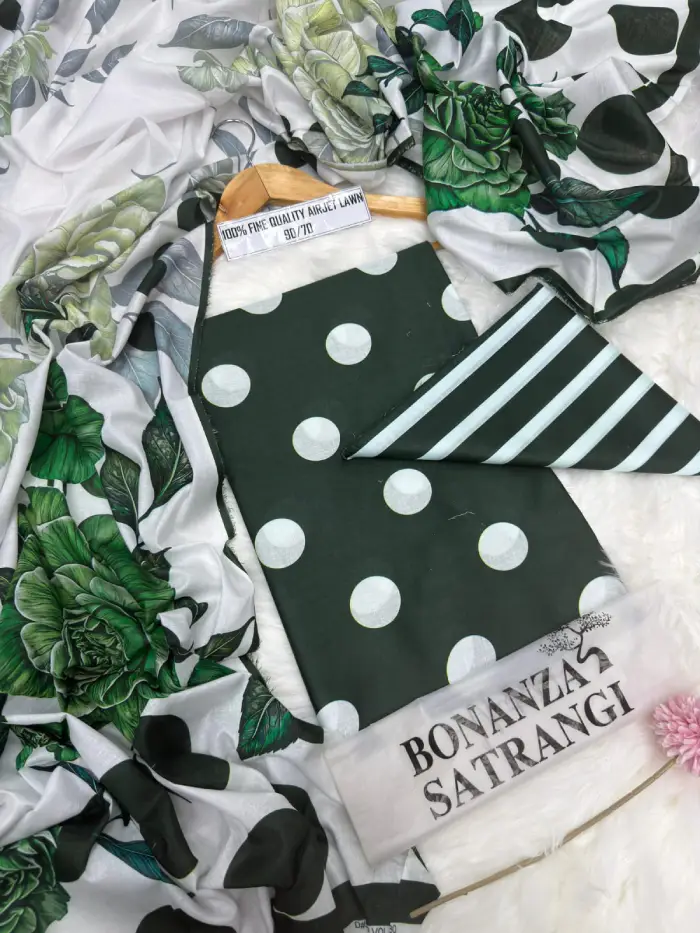 Bonanza Satrangi Lawn BS-1514 | 3 Piece Digital Printed Summer Lawn Collection 2026 4 Bonanza Satrangi by libas e khas Lawn | 3Pcs Embroidered Summer Collection 2026 | Bonanza Satrangi digital printed lawn sale