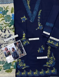 mariab embroidered 3 piece in Lawn stuff with dobi voil lawn dupatta | mariab summer lawn collections 2026