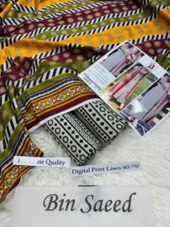 Bin Saeed summer lawn collections 2026-2027 | bin saeed lawn collections | baroque summer sale