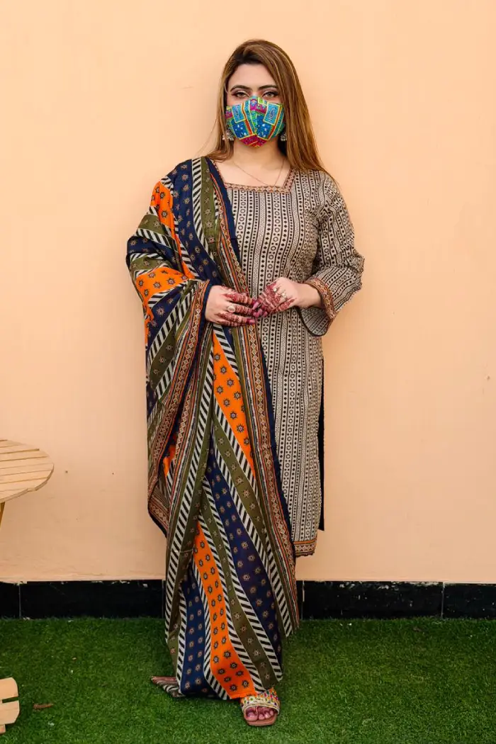 Bin-Saeed Lawn BQ-2602 | Unstitched 3Pcs Digital Printed Summer Collection 2026 5 Bin Saeed summer lawn collections 2026-2027 | bin saeed lawn collections | baroque summer sale