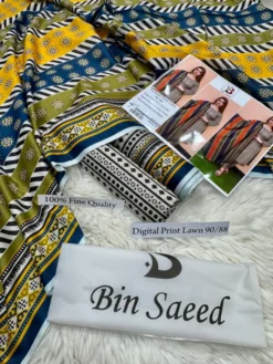 Bin Saeed summer lawn collections 2026-2027 | bin saeed lawn collections | baroque summer sale