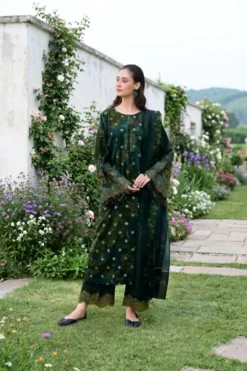Libas e Khas Store | Pakistan Best Clothing Store | Free Home Delivery Pakistani Dresses 6 Baroque 3 piece lawn with 4 side lace dupatta 2026