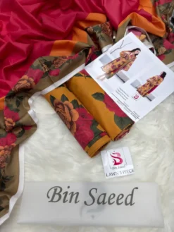 Bin Saeed summer lawn collections 2026-2027 | bin saeed lawn collections | baroque summer sale
