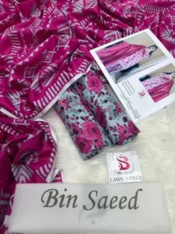Bin Saeed summer lawn collections 2026-2027 | bin saeed lawn collections | baroque summer sale