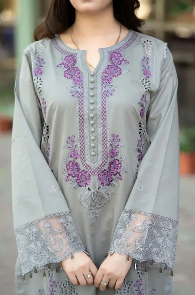 Mushq Lawn MQ-915 | 3Pcs Chicken Kari Embroidered Summer Collection 2026 5 mushq-embroidered-chicken-kari-3-piece-summer-lawn-2026-sale