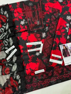 Ramsha embroidered summer lawn 3 piece lawn 2026