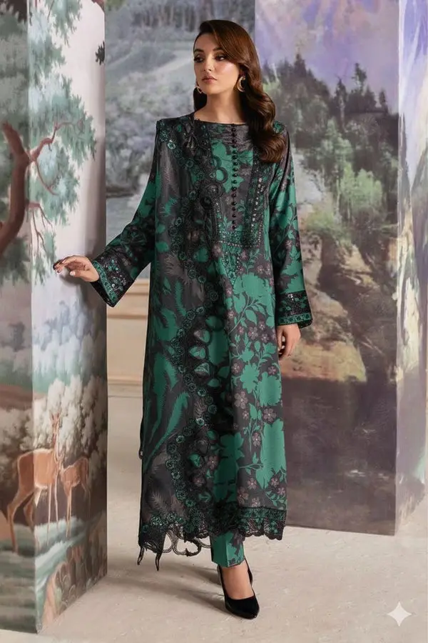 Ramsha Lawn RM-110 | Premium Embroidered Summer Dress in 2026 2 Ramsha embroidered summer lawn 3 piece lawn 2026