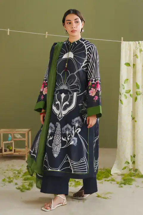 Coco by Zarashahjahan Lawn CC-105 | Unstitched 3Pcs Digital Printed Summer Collection 2026 2 Coco by Zarashahjahan by libas e khas Lawn | 3Pcs Embroidered Summer Collection 2026 | Coco by Zarashahjahan digital printed lawn sale