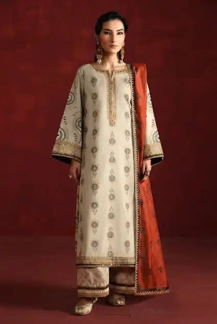 Humjoli by Libas e Khas Lawn HJ-1103 | 3Pcs Embroidered Summer Lawn Collection 2026 3 Humjoli embroidered summer-lawn sale 2026