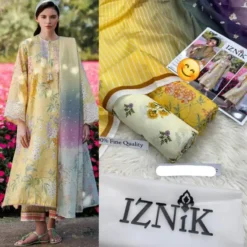 iznik Digital Printed summer sale 2026 | mariab unstitched 3 piece premium Digital Printed lawn suit 2026