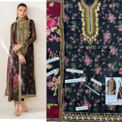 Alternative view of Jamin by Libas e Khas Lawn JZ-1102 | 3Pcs Embroidered Summer Lawn Collection 2026