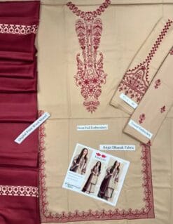 Alternative view of Khaadi Dhanak by Libas e Khas KH-2071 | Unstitched 3Pcs Embroidered Winter Collection 2026