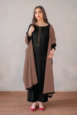 Libas e Khas Store | Pakistan Best Clothing Store | Free Home Delivery Pakistani Dresses 18 Aisling 3 Piece Unstitched Embroidered Dhanak Suit 2026