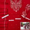 Batik 3 Piece Unstitched Embroidered Winter Dhanak Suit with Embroidered Dhanak Shawl 2026