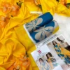 Bin Saeed Khaddar BS-2602 | 3PC Digital Printed Unstitched Winter Collections 2026 6 Bin Saeed 3 Piece Digital Printed Khaddar Suit with Printed Trouser and Dupatta 2026