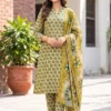 Bin Saeed 3 Piece Digital Printed Khaddar Suit with Printed Trouser and Dupatta 2026