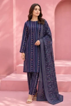 Libas e Khas Store | Pakistan Best Clothing Store | Free Home Delivery Pakistani Dresses 6 Bin-Saeed-3-Piece-Digital-Printed-Khaddar-Suit-with-Printed-Trouser-and-Dupatta-2026