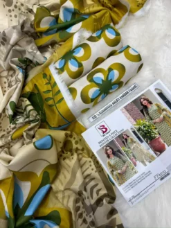 Bin Saeed 3 Piece Digital Printed Khaddar Suit with Printed Trouser and Dupatta 2026
