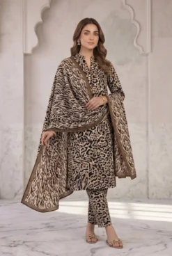 Libas e Khas Store | Pakistan Best Clothing Store | Free Home Delivery Pakistani Dresses 4 Bin-Saeed-3-Piece-Digital-Printed-Khaddar-Suit-with-Printed-Trouser-and-Dupatta-2026