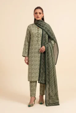 Libas e Khas Store | Pakistan Best Clothing Store | Free Home Delivery Pakistani Dresses 12 Bin-Saeed-3-Piece-Digital-Printed-Khaddar-Suit-with-Printed-Trouser-and-Dupatta-2026
