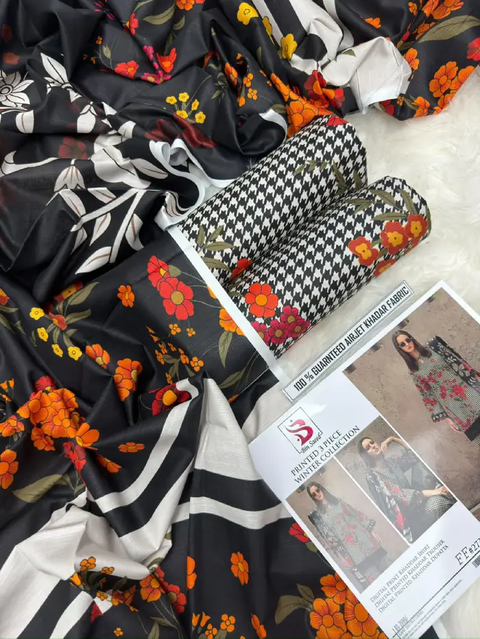Bin Saeed Khaddar BS-2608 | 3PC Digital Printed Unstitched Winter Collections 2026 4 Bin-Saeed-3-Piece-Digital-Printed-Khaddar-Suit-with-Printed-Trouser-and-Dupatta-2026