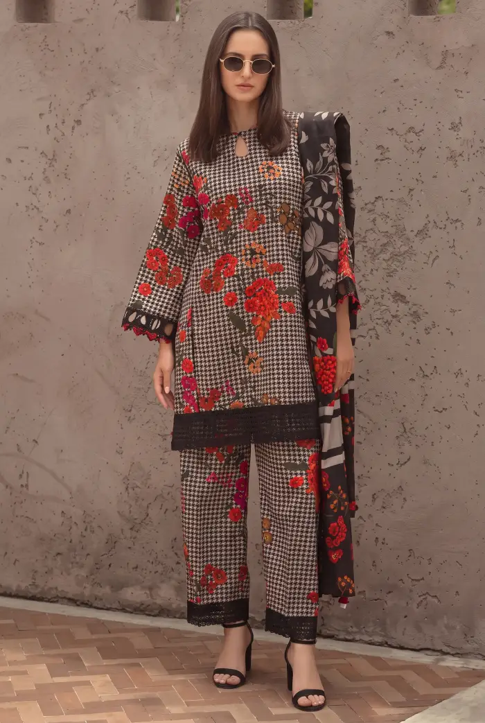 Bin Saeed Khaddar BS-2608 | 3PC Digital Printed Unstitched Winter Collections 2026 3 Bin-Saeed-3-Piece-Digital-Printed-Khaddar-Suit-with-Printed-Trouser-and-Dupatta-2026