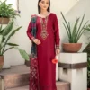 Izel Dhanak by Libas e Khas IZ-2101 | Unstitched 3Pcs Embroidered Winter Collection 2026 1 Izel 3 Piece Unstitched Embroidered Suit with Digital Printed Wool Shawl and Plain Dyed Trouser