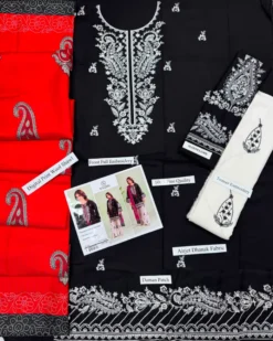 Naqsh Dhanak 3 Piece Embroidered Suit with Digital Printed Wool Shawl 2026