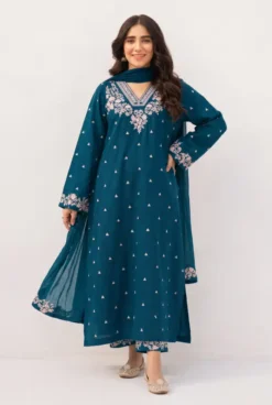 Libas e Khas Store | Pakistan Best Clothing Store | Free Home Delivery Pakistani Dresses 15 Pezwin 3 Piece Unstitched Digital Printed Dhanak Suit 2026