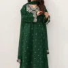 Pezwin 3 Piece Unstitched Digital Printed Dhanak Suit 2026